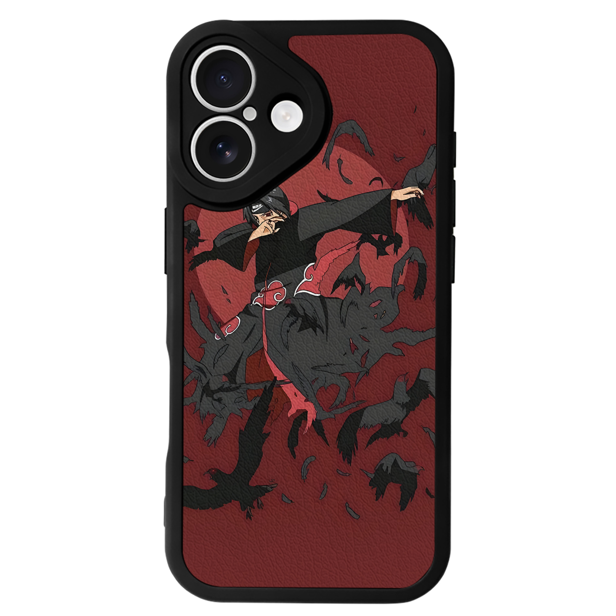 （画像用） NARUTO -ナルト- NARUTO -ナルト- 疾風伝 【iPhone 16シリーズ対応】シリコンスマホケース（レザー調） 材質：シリコン